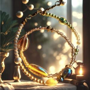 Multicolor Beaded Bracelet/Choker